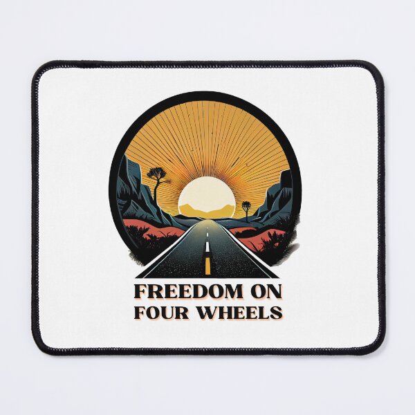 Item preview, Freedom On Four Wheels designed and sold by FiveIntentions.