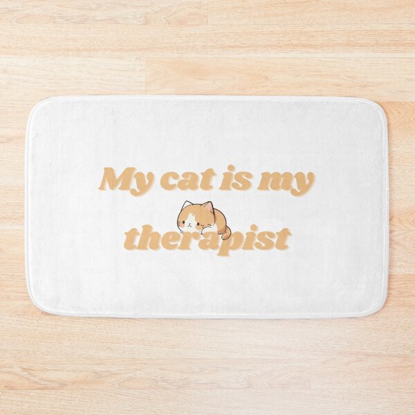 Item preview, My cat is my therapist designed and sold by HachiKobe.