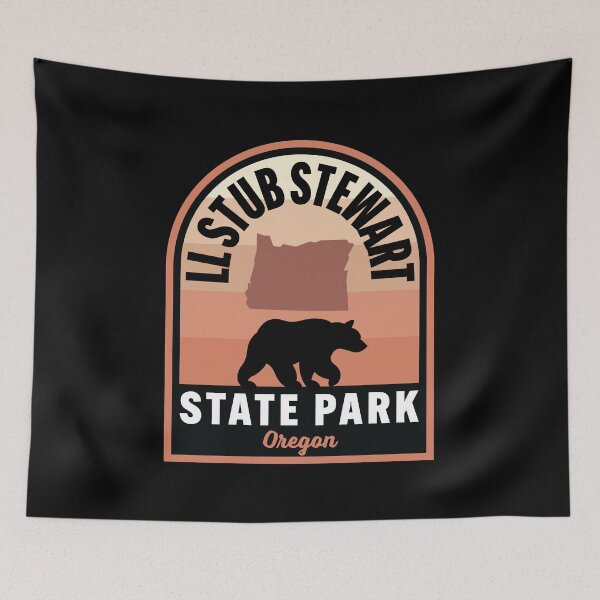 Item preview, LL Stub Stewart State Park OR Bear designed and sold by HalpinDesign.