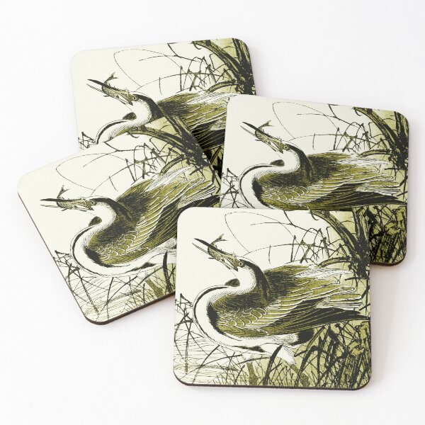 Item preview, Woodblock Japanese Crane designed and sold by notsweettea.