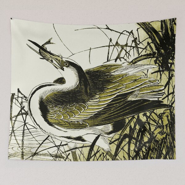 Item preview, Woodblock Japanese Crane designed and sold by notsweettea.