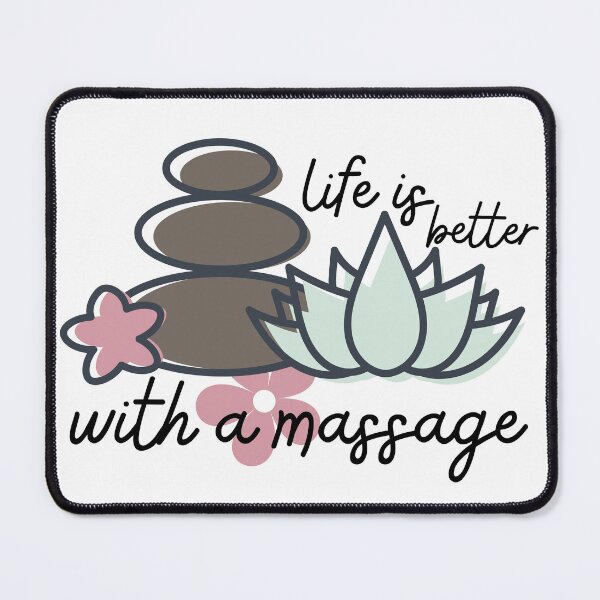 Item preview, Life Is Better With A Massage designed and sold by ami.creations.