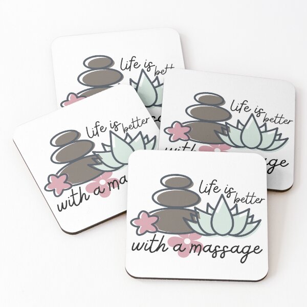 Item preview, Life Is Better With A Massage designed and sold by ami.creations.