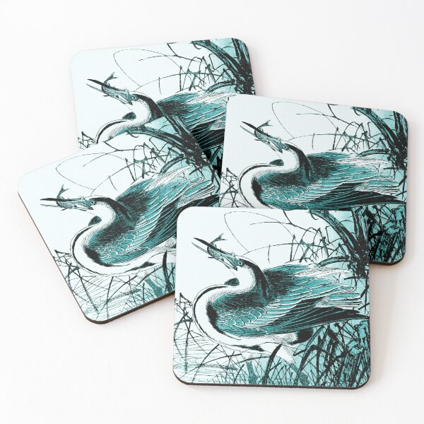 Item preview,   Teal Japanese Crane designed and sold by notsweettea.