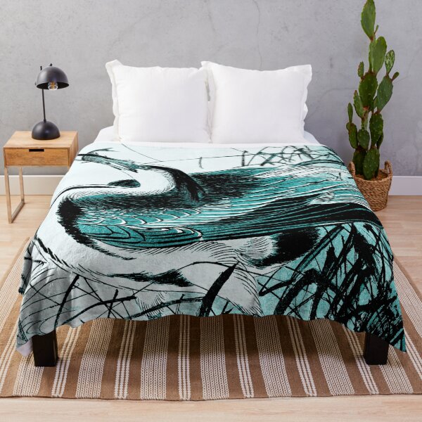 Item preview, Teal Japanese Crane designed and sold by notsweettea.