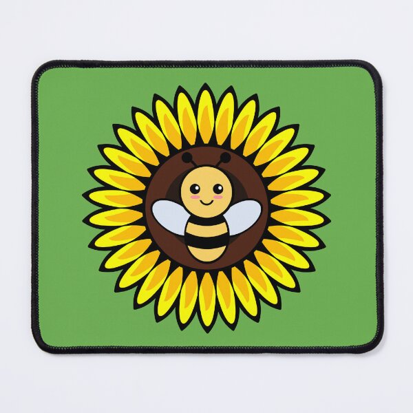 Item preview, bee on a sunflower designed and sold by 8thStreetDesign.