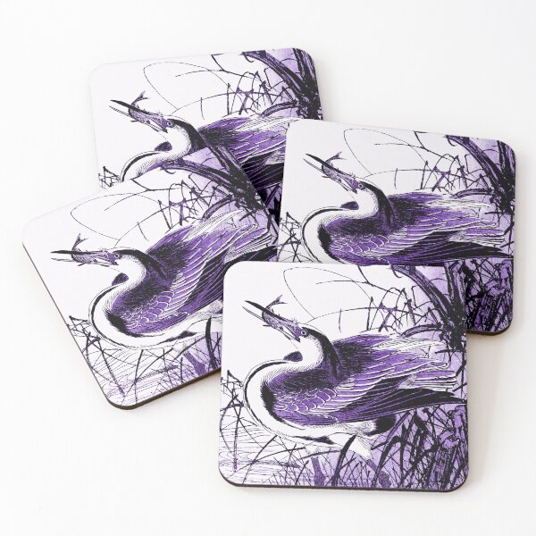 Item preview, Violet Japanese Crane designed and sold by notsweettea.