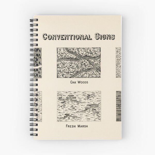 Item preview, Topography vintage poster drawing trees designed and sold by Badmoviesrus.