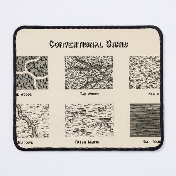 Item preview, Topography vintage poster drawing trees designed and sold by Badmoviesrus.