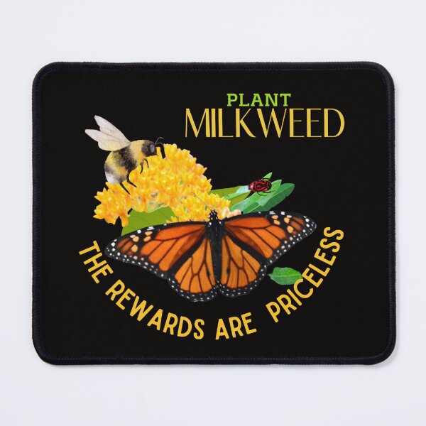 Item preview, Help Our Bees & Butterflies And Plant Milkweed designed and sold by walkingrock.