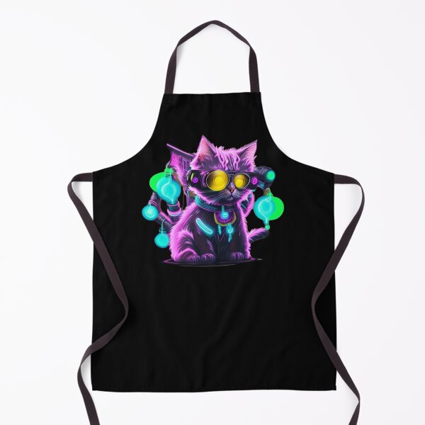Item preview, Stylish cyberpunk style cat designed and sold by NewCoolWest.