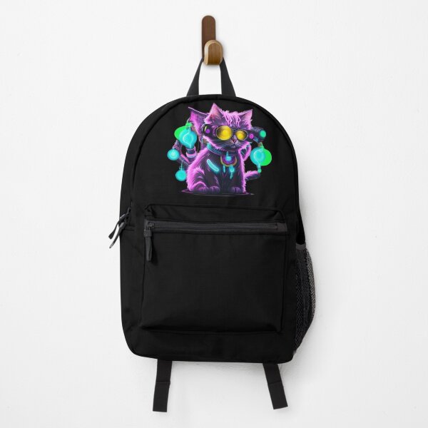 Item preview, Stylish cyberpunk style cat designed and sold by NewCoolWest.
