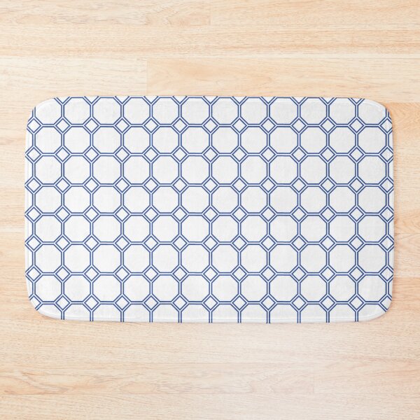 Item preview, Blue & White Octagonal Tile Pattern designed and sold by HCB1.
