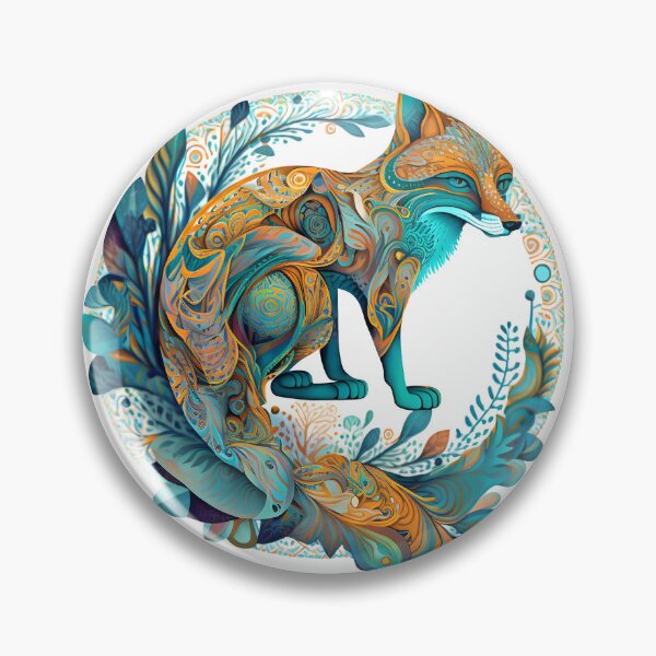 Item preview, Retro Fox Modern Design designed and sold by EarthArtAvencha.