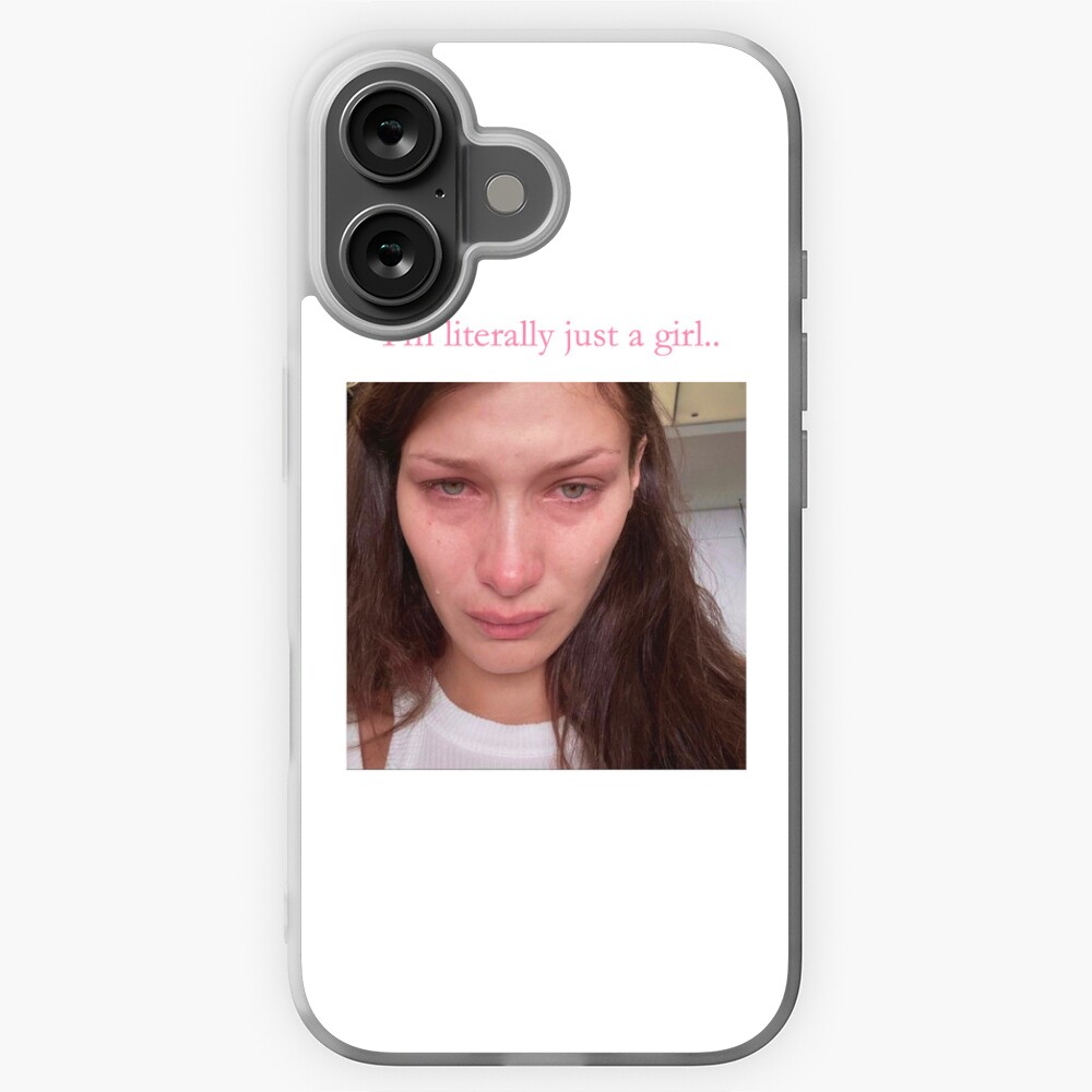 I'm Just A Girl Bella Hadid Crying  Sticker