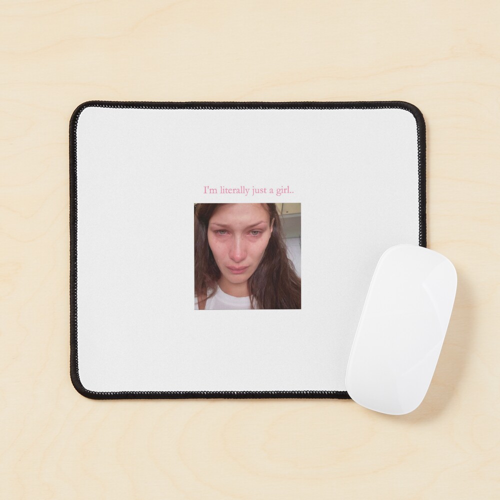 I'm Just A Girl Bella Hadid Crying  Sticker
