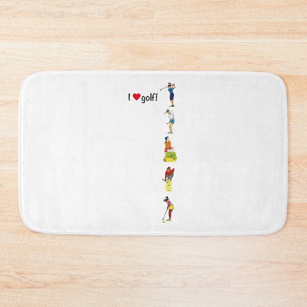 Item preview, Women playing golf - women in sport designed and sold by dizzycatbiz.