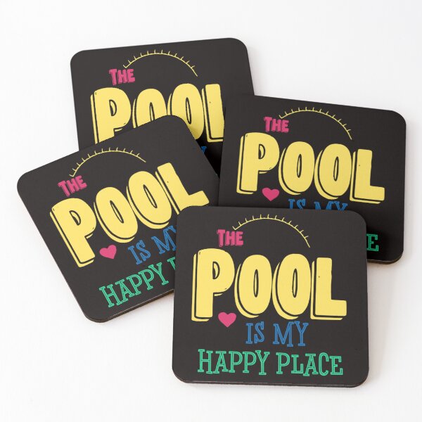 Item preview, The Pool Is My Happy Place designed and sold by mackbindyus.