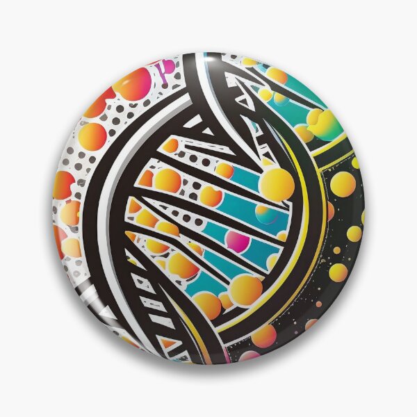 Item preview, Science DNA Art - Polka Dot Genome designed and sold by TiloaiCreations.