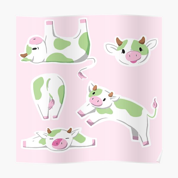 Dreamy Cows Poster