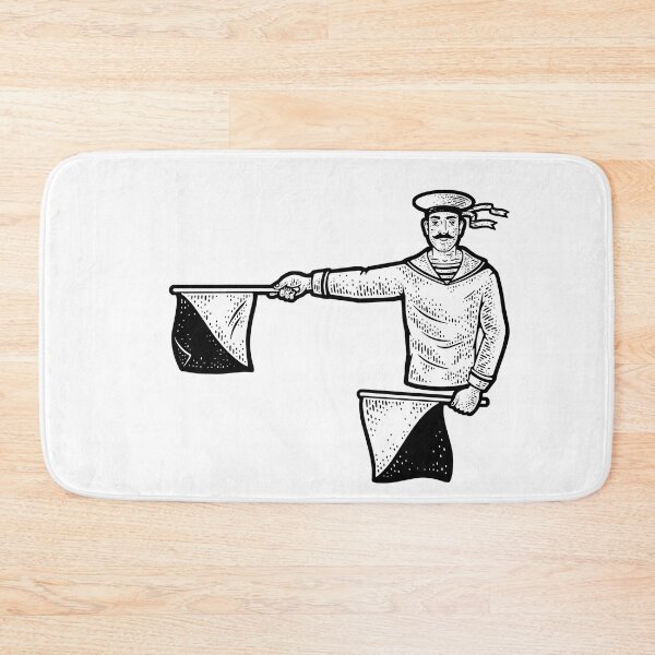 Item preview, Flag semaphore letter B  designed and sold by IronicEmpire.