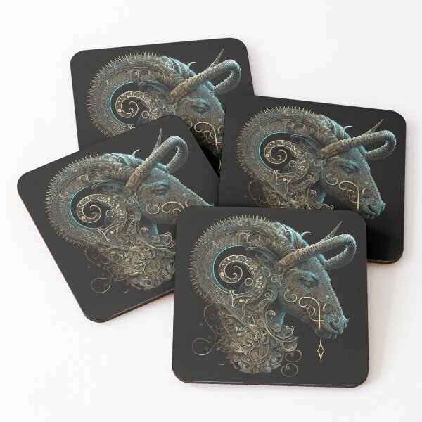 Item preview, Steampunk Astrology (Capricorn) - Sticker and T-Shirt Design designed and sold by MindAsylum.