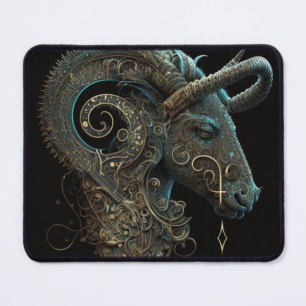 Item preview, Steampunk Astrology (Capricorn) - Sticker and T-Shirt Design designed and sold by MindAsylum.