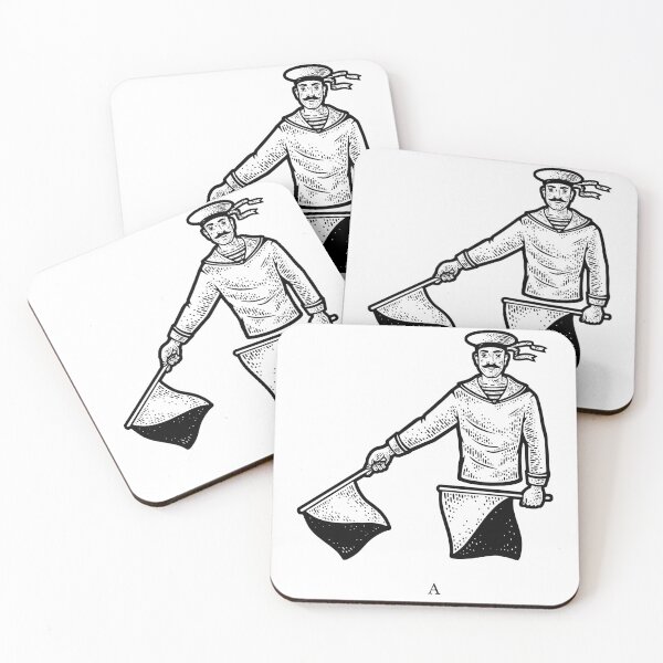 Item preview, Flag semaphore letter A designed and sold by IronicEmpire.