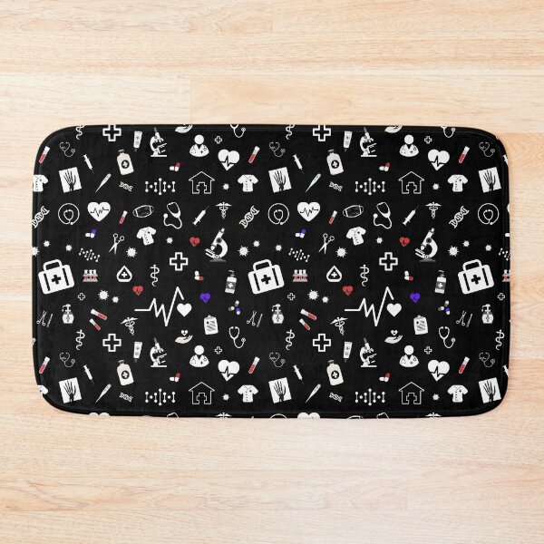 Item preview, Healthcare Service Worker NHS Funny Medical Elements Pattern designed and sold by SoccaTamam.