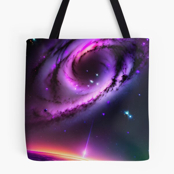 Aperçu de l'œuvre Enchantement Galactique - Galaxie de Couleurs créée et vendue par FutureImaging.