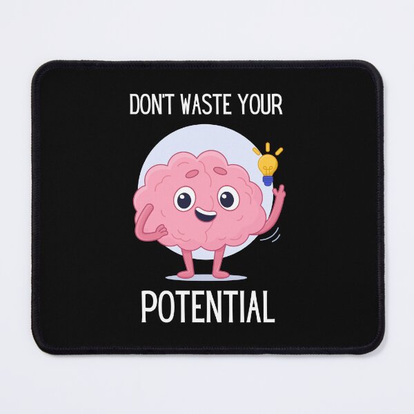 Item preview, Dont waste your potential | Neuroscience Puns Funny designed and sold by AmberSiraj.