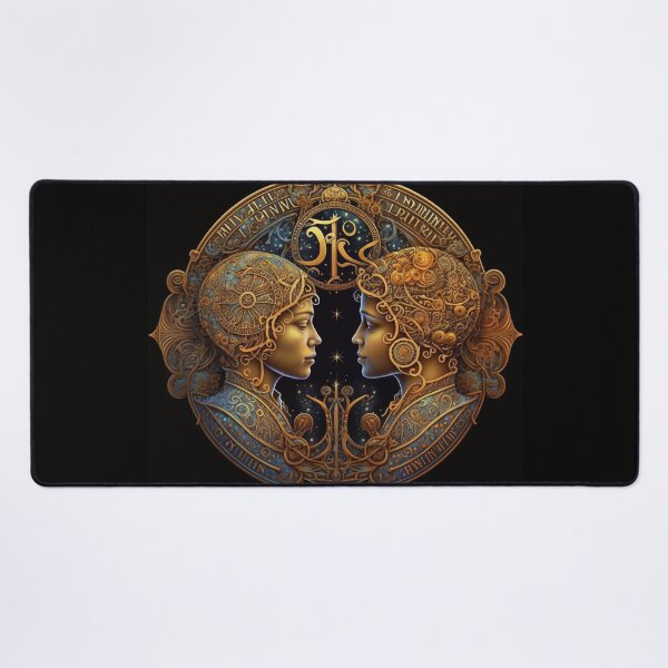 Item preview, Steampunk Astrology (Gemini) #2 - Sticker and T-Shirt Design designed and sold by MindAsylum.