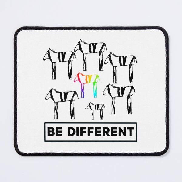 Item preview, Be different Colorful Zebra Funny Diversity Diversity LGBTQ designed and sold by Jelisandie.