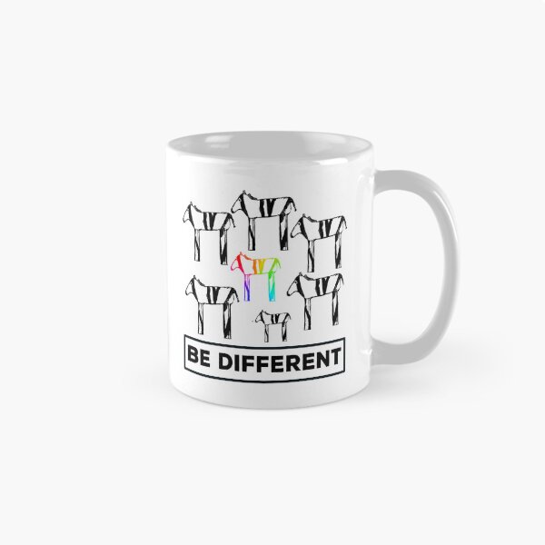 Item preview, Be different Colorful Zebra Funny Diversity Diversity LGBTQ designed and sold by Jelisandie.