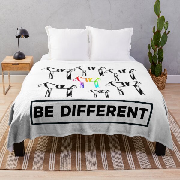 Item preview, Be different Colorful Zebra Funny Diversity Diversity LGBTQ designed and sold by Jelisandie.