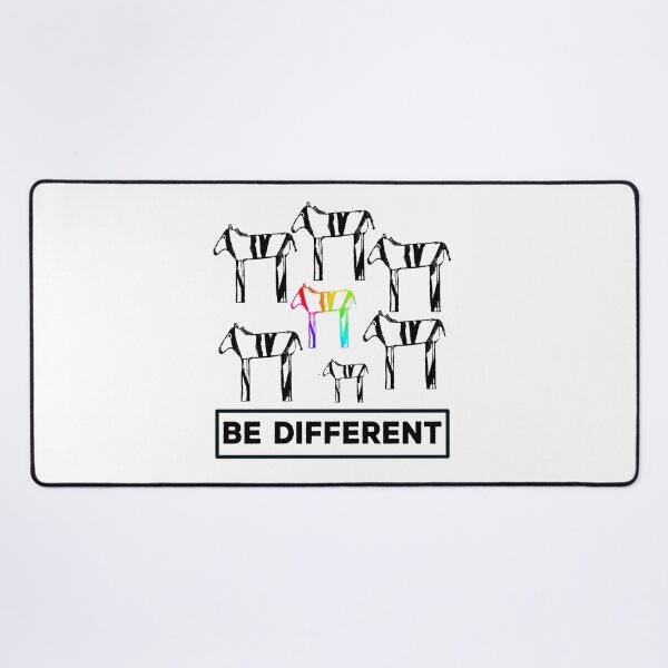 Item preview, Be different Colorful Zebra Funny Diversity Diversity LGBTQ designed and sold by Jelisandie.