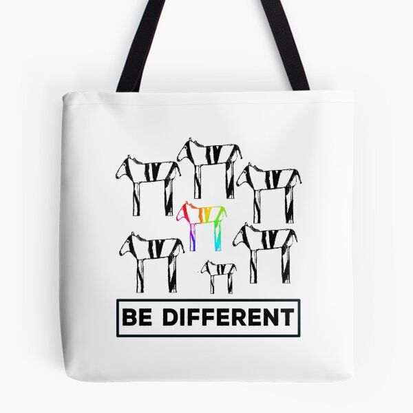 Item preview, Be different Colorful Zebra Funny Diversity Diversity LGBTQ designed and sold by Jelisandie.