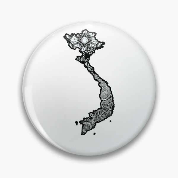 Item preview, Map of Vietnam designed and sold by KatsCanvas.
