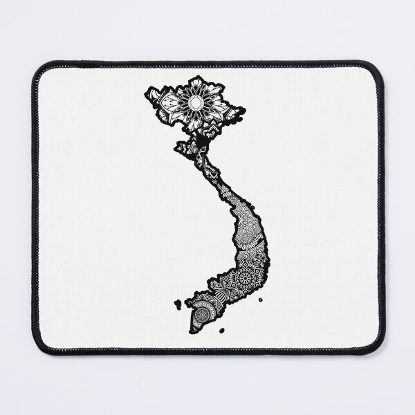 Item preview, Map of Vietnam designed and sold by KatsCanvas.