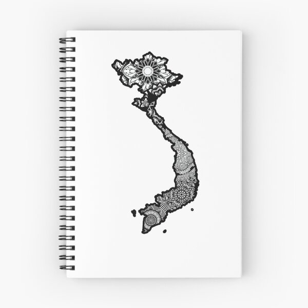 Item preview, Map of Vietnam designed and sold by KatsCanvas.