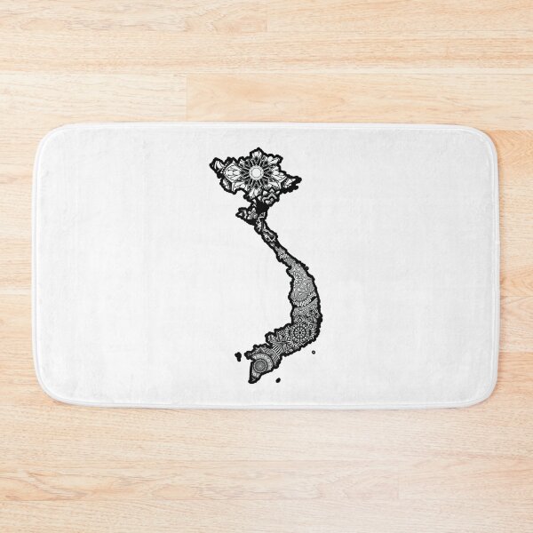 Item preview, Map of Vietnam designed and sold by KatsCanvas.