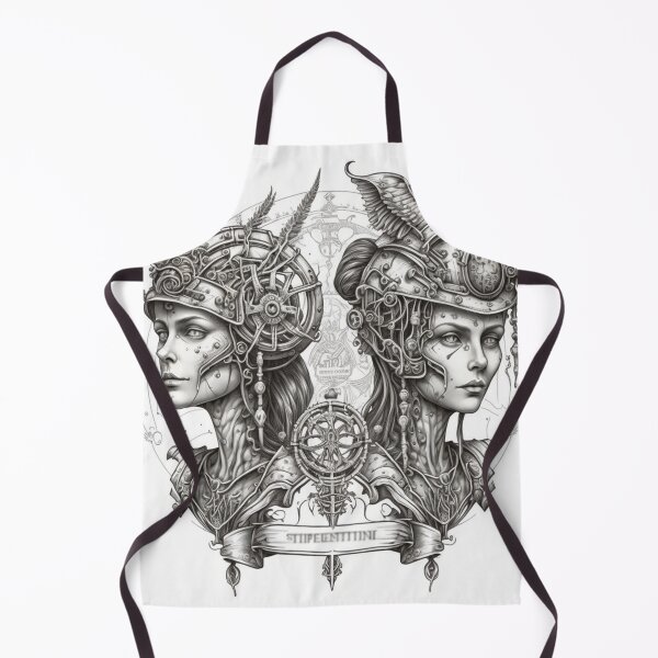Item preview, Steampunk Astrology (Gemini) #3 - Sticker and T-Shirt Design designed and sold by MindAsylum.