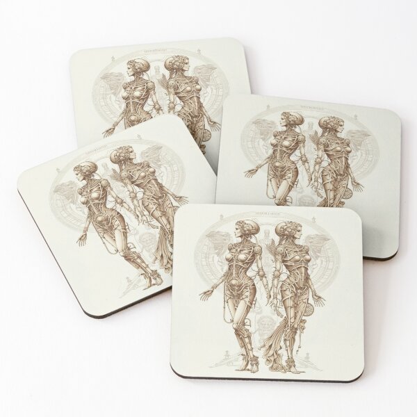 Item preview, Steampunk Astrology (Gemini) #4 - Sticker and T-Shirt Design designed and sold by MindAsylum.