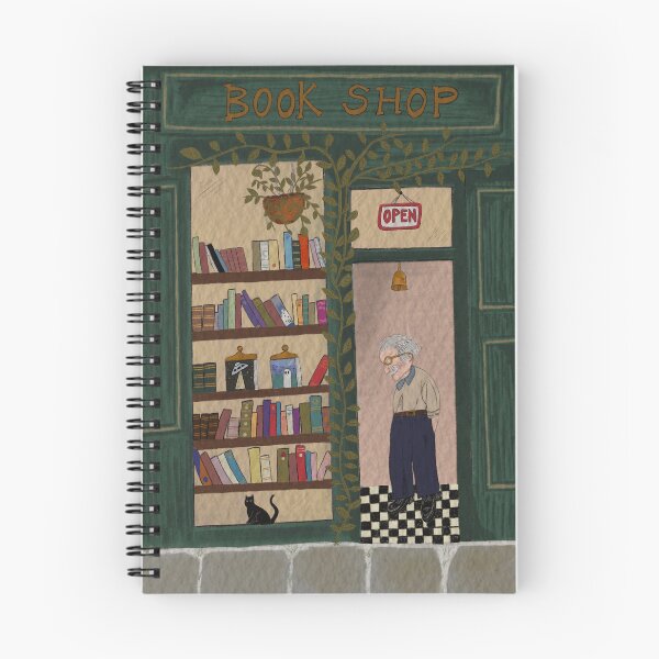 Item preview, Old Man and His Bookshop  designed and sold by lexijahed.