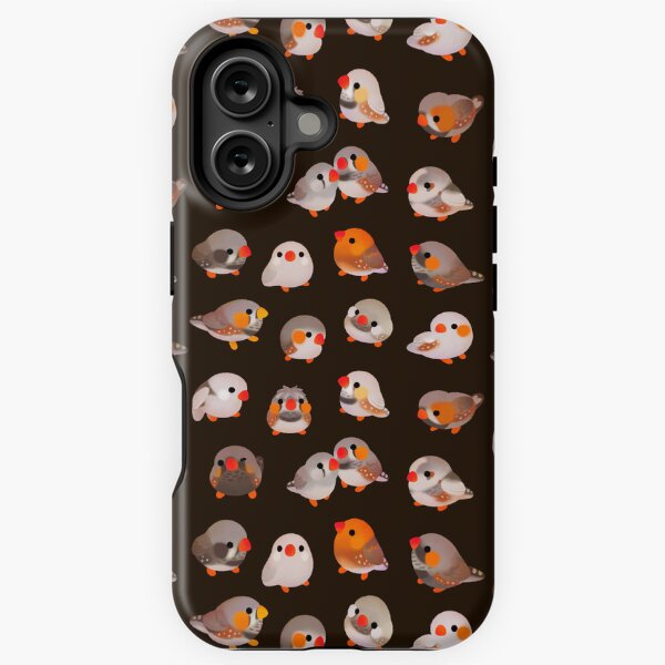 Item preview, Zebra finch - text/dark designed and sold by pikaole.