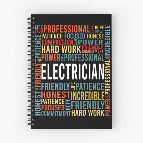 Item preview, electrician saying: electrician words gift designed and sold by alaechamlal.