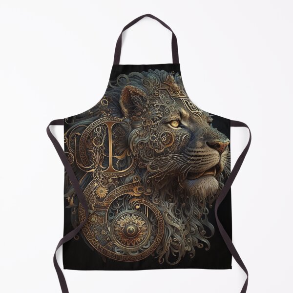 Item preview, Steampunk Astrology (Leo) - Sticker and T-Shirt Design designed and sold by MindAsylum.