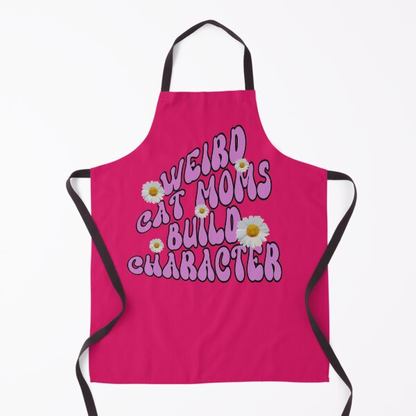 Item preview, The Weird Cat Moms Build Character, Retro Warp Purple Lilac Wierd Quote, Mothers Day 2023 designed and sold by DiensDesign.
