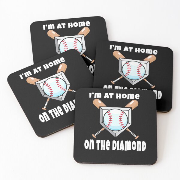 Item preview, Baseball Player Sport Design I’m At Home On The Diamond designed and sold by fantasticdesign.