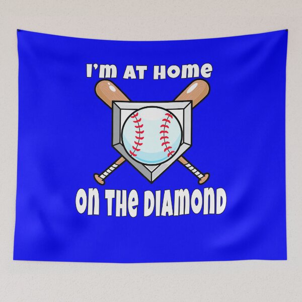 Item preview, Baseball Player Sport Design I’m At Home On The Diamond designed and sold by fantasticdesign.